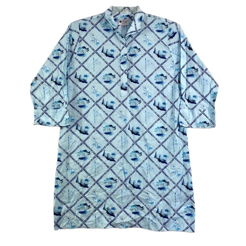 Holly Shae Asian chinoiserie blue Dress size XS/M